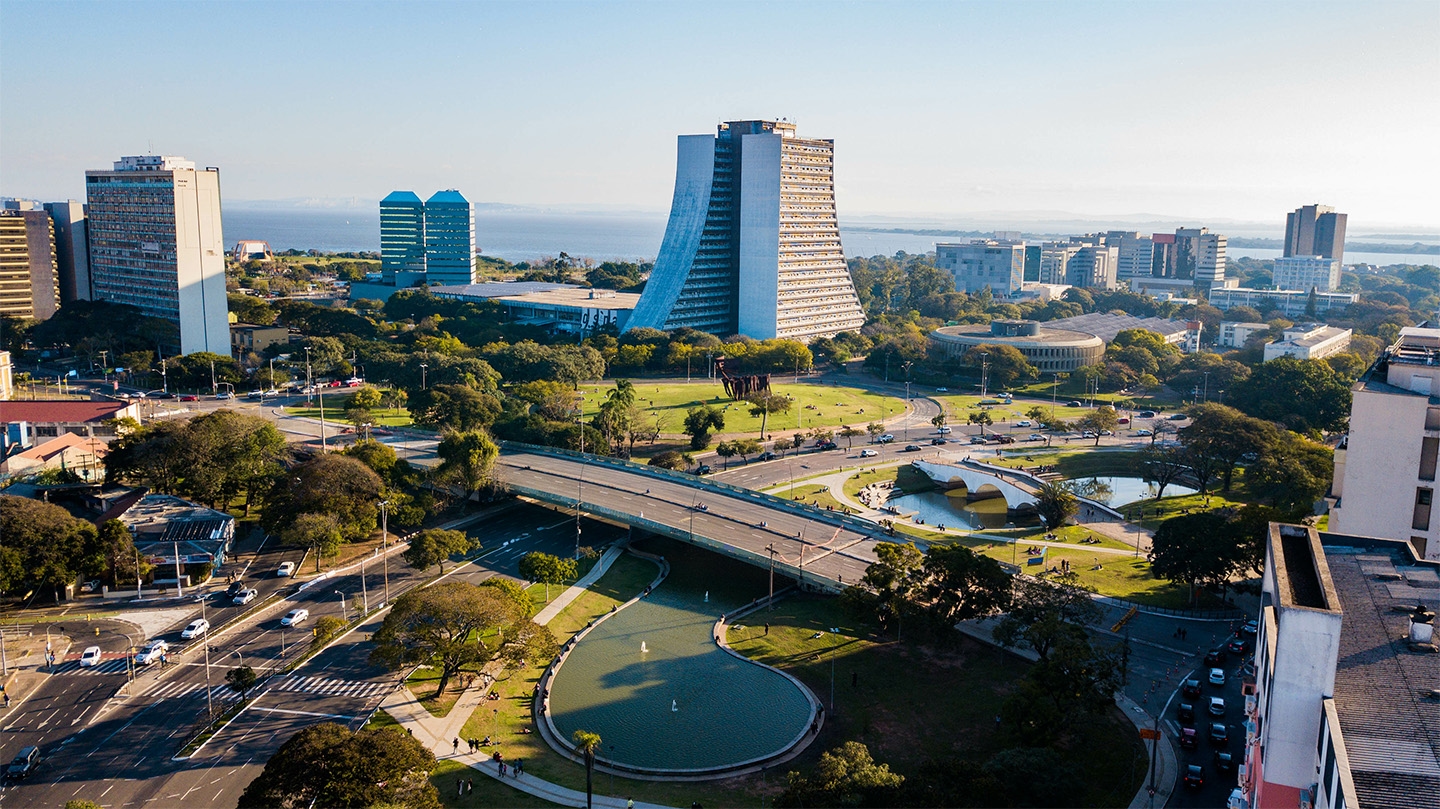 Foto de região central de porto alegre onde Loggi Expresso está disponível