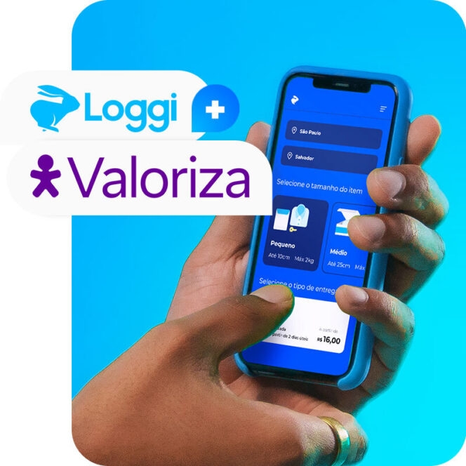 Imagem que ilustra parceria da Loggi com a Vivo
