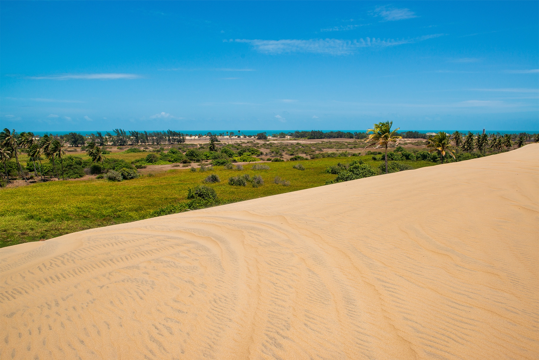 Dunas em Caucaia no Ceará