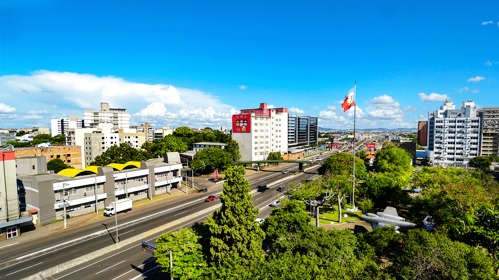 Imagem aérea de Canoas