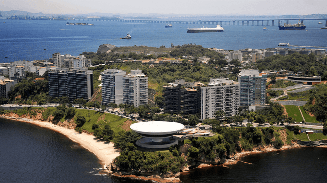 Imagem aérea de Niterói