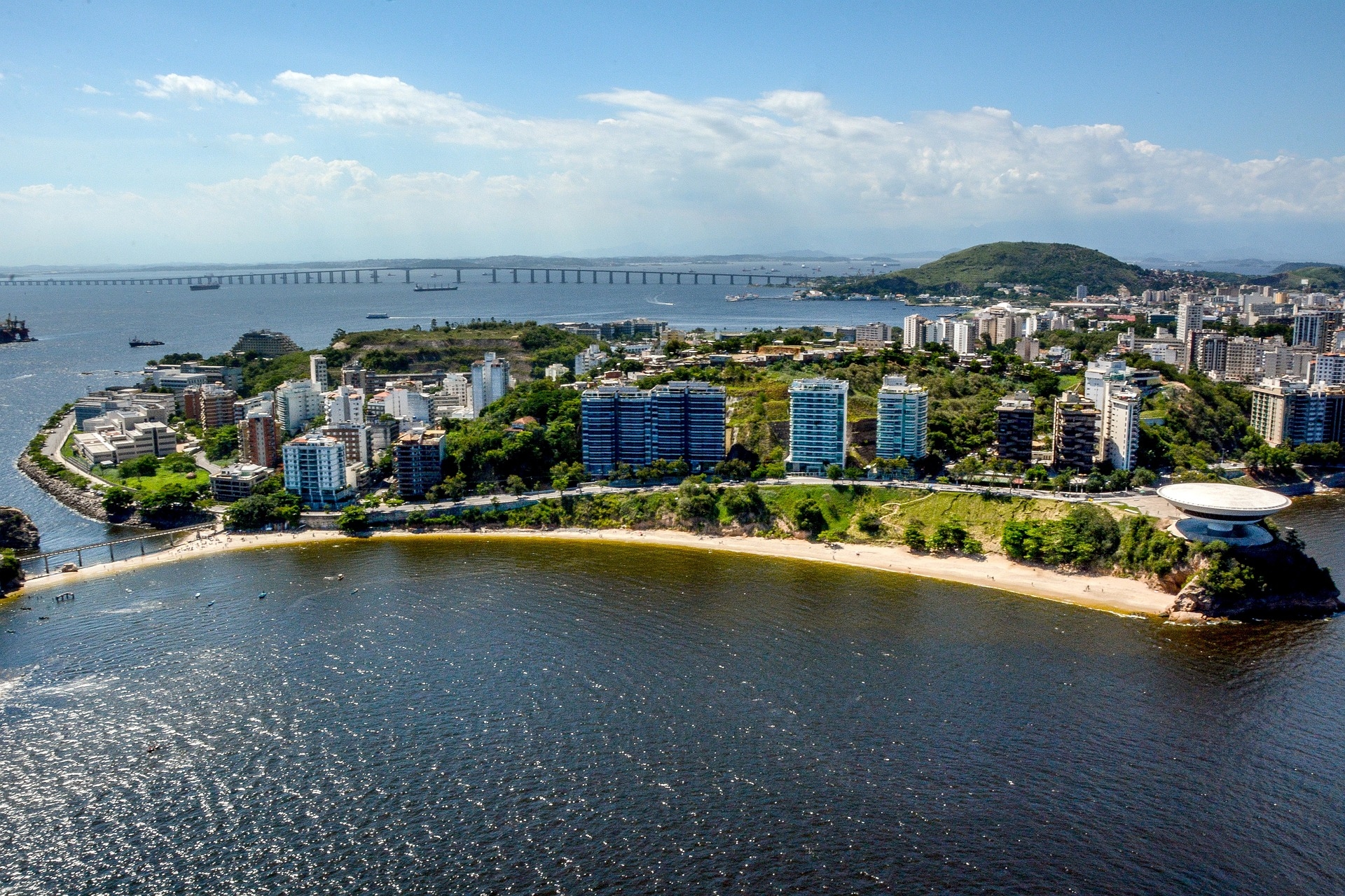 Imagem aérea de Niterói